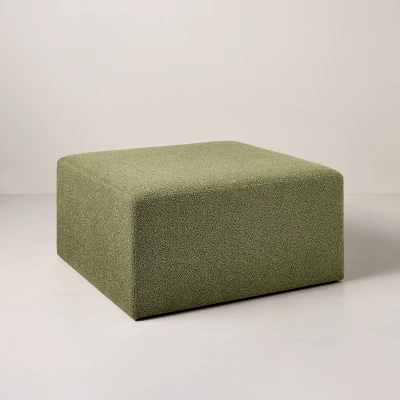 Boucle Upholstered Square Cocktail Ottoman - Hearth & Hand™ With Magnolia 9 Boucle Upholstered Square Cocktail Ottoman - Hearth & Hand™ With Magnolia - Image 7