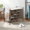 4 Tier Rolling Cubby Shoe Rack Gray - Brightroom™ 2 4 Tier Rolling Cubby Shoe Rack Gray - Brightroom™ -Selected Home Furnishings Store GUEST c84e632b bc1b 4b36 8081 bad0a49f3a0c