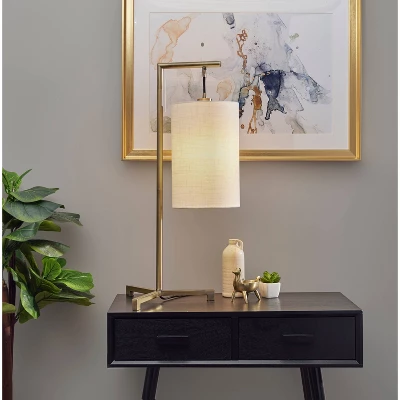 Reggie Table Lamp Antique Brass - Adesso 3 Reggie Table Lamp Antique Brass - Adesso