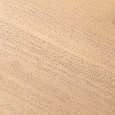 Upholstered Natural Wood Accent Bench Oatmeal - Hearth & Hand™ With Magnolia 7 Upholstered Natural Wood Accent Bench Oatmeal - Hearth & Hand™ With Magnolia - Image 5