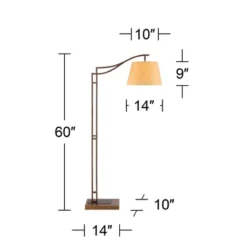 Franklin Iron Works Tahoe Rustic Industrial Downbridge Arc Floor Lamp 60" Tall Bronze Metal Faux Leather Empire Shade For Living Room Reading Bedroom 16 Franklin Iron Works Tahoe Rustic Industrial Downbridge Arc Floor Lamp 60" Tall Bronze Metal Faux Leather Empire Shade For Living Room Reading Bedroom -Selected Home Furnishings Store GUEST cdcb0041 14d4 4985 b75a b2028eeb3b00