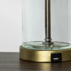 Fillable Accent With USB Table Lamp Brass - Threshold 12 Fillable Accent With USB Table Lamp Brass - Threshold -Selected Home Furnishings Store GUEST cde816b4 4d22 45b7 aad0 2e1664c1a18c