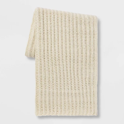 Chunky Knit Reversible Throw Blanket - Threshold™ 9 Chunky Knit Reversible Throw Blanket - Threshold™ - Image 7