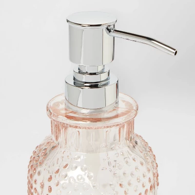Glass Soap/Lotion Dispenser Blush - Threshold™ 4 Glass Soap/Lotion Dispenser Blush - Threshold™ - Image 2