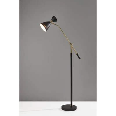 Oscar Adjustable Floor Lamp Black - Adesso 3 Oscar Adjustable Floor Lamp Black - Adesso - Image 2