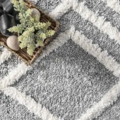 NuLOOM Wylde High Low Soft Shaggy Diamond Moroccan Tassel Area Rug 15 NuLOOM Wylde High Low Soft Shaggy Diamond Moroccan Tassel Area Rug -Selected Home Furnishings Store GUEST d0c2aa96 4b46 4527 96aa c4d4eca9480b