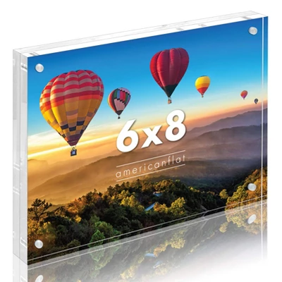 Americanflat Acrylic Picture Frame - Scratch Resistant With Magnetic Corners & Freestanding For Tabletop 7 Americanflat Acrylic Picture Frame - Scratch Resistant With Magnetic Corners & Freestanding For Tabletop - Image 5