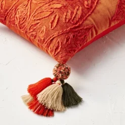 14"x20" Oblong Embroidered Leaf Pattern Accent Pillow Rust - Opalhouse™ Designed With Jungalow™ 7 14"x20" Oblong Embroidered Leaf Pattern Accent Pillow Rust - Opalhouse™ Designed With Jungalow™ -Selected Home Furnishings Store GUEST d63fc097 241b 42e6 a759 c0f0cd01ee03