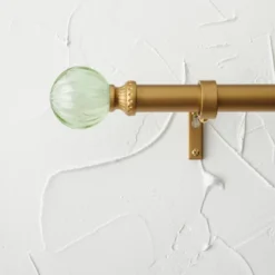Faux Jade Ball Curtain Rod Brass - Opalhouse™ Designed With Jungalow™ 7 Faux Jade Ball Curtain Rod Brass - Opalhouse™ Designed With Jungalow™ -Selected Home Furnishings Store GUEST d7507ef0 fa5a 4b13 920f 0c72746f2e61