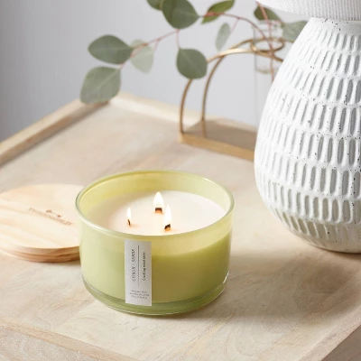 Citron And Sands Candle Green - Threshold™ 3 Citron And Sands Candle Green - Threshold™