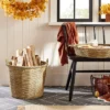 14"x18" Woven Floor Basket - Hearth & Hand™ With Magnolia 2 14"x18" Woven Floor Basket - Hearth & Hand™ With Magnolia -Selected Home Furnishings Store GUEST d83b5c69 02e2 4eb2 8b10 3c31188fe4c4