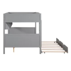 Separable Full-Over-Full Bunk Bed With Twin Size Trundle And Bookshelf - ModernLuxe 20 Separable Full-Over-Full Bunk Bed With Twin Size Trundle And Bookshelf - ModernLuxe -Selected Home Furnishings Store GUEST d9ed5be2 d762 49d8 bb49 e68bc082d52a