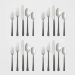 20pc Hubbardston Flatware Set Black - Threshold™ 7 20pc Hubbardston Flatware Set Black - Threshold™ -Selected Home Furnishings Store GUEST dc38d691 3449 481a bf3c c841a47ed14b