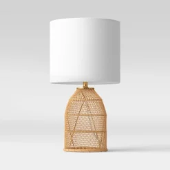 Rattan Diagonal Weave Table Lamp Tan - Opalhouse™ -Selected Home Furnishings Store GUEST dc68d68d e33c 439e 99ff 73cdd2326262