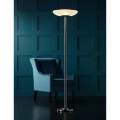 Possini Euro Design Meridian Light Blaster Modern Torchiere Floor Lamp 72" Tall Brushed Nickel LED Frosted Glass Shade For Living Room Bedroom Office 15 Possini Euro Design Meridian Light Blaster Modern Torchiere Floor Lamp 72" Tall Brushed Nickel LED Frosted Glass Shade For Living Room Bedroom Office -Selected Home Furnishings Store GUEST dcaf1183 7bc5 4883 8d0a a28e61469c27