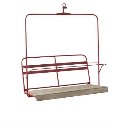 Sullivans Ski Lift Hanging Display 33"H Red 4 Sullivans Ski Lift Hanging Display 33"H Red - Image 2