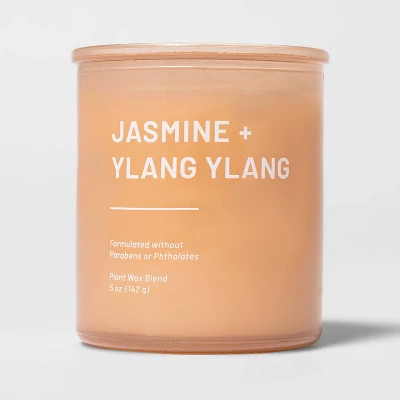 Glass Jar Jasmine And Ylang Candle Orange - Threshold™ 6 Glass Jar Jasmine And Ylang Candle Orange - Threshold™ - Image 4