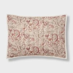 Voile Paisley Printed Quilt Sham Cream - Threshold™ 7 Voile Paisley Printed Quilt Sham Cream - Threshold™ -Selected Home Furnishings Store GUEST e0f4f329 7b2b 4e95 8132 3a5419a69f2c