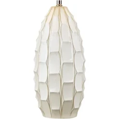 Possini Euro Design Cosgrove Modern Mid Century Table Lamp 32 3/4" Tall White Glazed Ceramic Beige Fabric Drum Shade For Bedroom Living Room Bedside 11 Possini Euro Design Cosgrove Modern Mid Century Table Lamp 32 3/4" Tall White Glazed Ceramic Beige Fabric Drum Shade For Bedroom Living Room Bedside -Selected Home Furnishings Store GUEST e15958a3 0b96 48ea bace d8ad192dac70