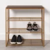 4 Tier Shoe Rack Brass With Walnut Wood - Brightroom™ 1 4 Tier Shoe Rack Brass With Walnut Wood - Brightroom™ -Selected Home Furnishings Store GUEST e31dce3a bdeb 4fd6 b72c 1d264900f33c