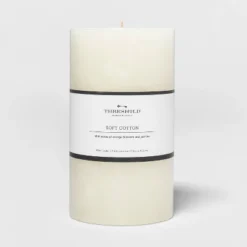 Pillar Candle Soft Cotton White - Threshold™ 13 Pillar Candle Soft Cotton White - Threshold™ -Selected Home Furnishings Store GUEST e33e65cc 6e9c 4c2e 826e d6c186eac650