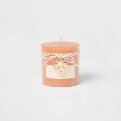 Ribbed Pillar Pumpkin Spice Candle - Threshold™ 10 Ribbed Pillar Pumpkin Spice Candle - Threshold™ -Selected Home Furnishings Store GUEST e467f067 2ab8 486b 8756 c7488700fa1b