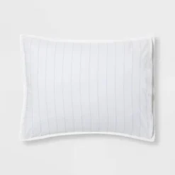 Reversible Cotton Stripe Quilt Sham - Threshold™ 7 Reversible Cotton Stripe Quilt Sham - Threshold™ -Selected Home Furnishings Store GUEST e4cf0cec a450 4cc1 91b4 45e3f6a809e4