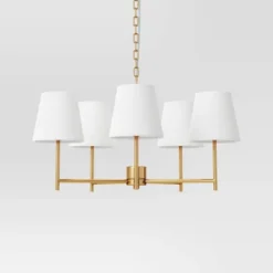 5 Arm Shaded Chandelier - Threshold™ -Selected Home Furnishings Store GUEST e5927df8 27d0 4939 bb95 f495fe88f184