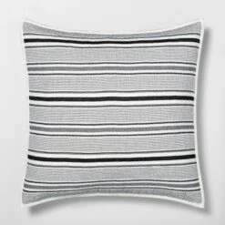 Textured Stripe Pillow Sham Dark Gray/Cream - Hearth & Hand With Magnolia 11 Textured Stripe Pillow Sham Dark Gray/Cream - Hearth & Hand With Magnolia -Selected Home Furnishings Store GUEST e5d23bbb adcc 4d87 a960 dc48647436f7
