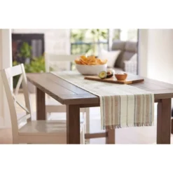 Cotton Striped Table Runner - Threshold™ 7 Cotton Striped Table Runner - Threshold™ -Selected Home Furnishings Store GUEST e6856f81 0e4d 4139 91bd c0323e8708be