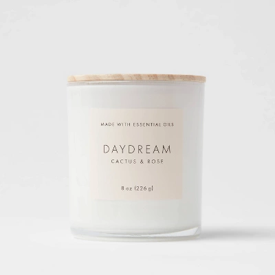 Wood Lidded Glass Wellness Daydream Candle - Threshold™ 7 Wood Lidded Glass Wellness Daydream Candle - Threshold™ - Image 5