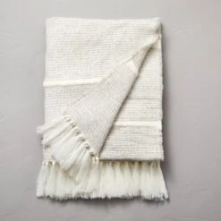 Heathered Stripe Woven Throw Blanket - Hearth & Hand™ With Magnolia 9 Heathered Stripe Woven Throw Blanket - Hearth & Hand™ With Magnolia -Selected Home Furnishings Store GUEST e8ea1114 2902 4a51 958f f35475e1447e