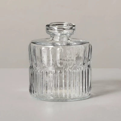 Ribbed Clear Glass Bud Vase - Hearth & Hand™ With Magnolia 7 Ribbed Clear Glass Bud Vase - Hearth & Hand™ With Magnolia - Image 5