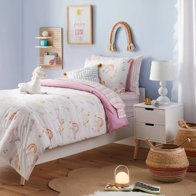 Rainbow Rope Hanging Kids' Wall Decor - Pillowfort™ 5 Rainbow Rope Hanging Kids' Wall Decor - Pillowfort™ - Image 3