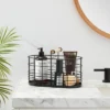 Divided Wire Basket With Wood Handle Black - Brightroom™ 1 Divided Wire Basket With Wood Handle Black - Brightroom™ -Selected Home Furnishings Store GUEST ec6ac29d 2874 40e8 b27a d339a1a59f7b