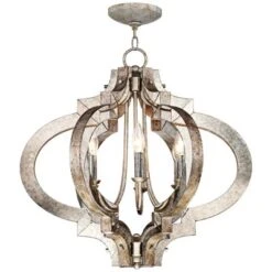Possini Euro Design Ornament Aged Silver Gold Bronze Chandelier 23 1/4" Wide Industrial 6-Light Fixture For Dining Room Foyer Kitchen Island Entryway 16 Possini Euro Design Ornament Aged Silver Gold Bronze Chandelier 23 1/4" Wide Industrial 6-Light Fixture For Dining Room Foyer Kitchen Island Entryway -Selected Home Furnishings Store GUEST ef6d5d09 5110 4f8e a708 24150da0ceec