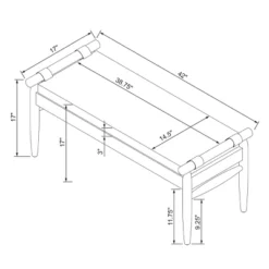Upholstered Natural Wood Accent Bench Oatmeal - Hearth & Hand™ With Magnolia 13 Upholstered Natural Wood Accent Bench Oatmeal - Hearth & Hand™ With Magnolia -Selected Home Furnishings Store GUEST ef9437ac 18a2 4047 8ac0 d097d78327a9