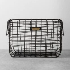 Wire Storage Basket Black - Hearth & Hand With Magnolia 12 Wire Storage Basket Black - Hearth & Hand With Magnolia -Selected Home Furnishings Store GUEST efe86eae 04b3 4a40 b0c6 ffcdb651f04d