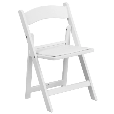 Flash Furniture 10 Pack Kids White Resin Folding Event Party Chair With Vinyl Padded Seat 12 Flash Furniture 10 Pack Kids White Resin Folding Event Party Chair With Vinyl Padded Seat - Image 10