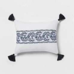 5pc Block Print With Border Comforter Bedding Set White/Blue - Threshold™ 14 5pc Block Print With Border Comforter Bedding Set White/Blue - Threshold™ -Selected Home Furnishings Store GUEST f100c0ae 2d47 4f69 94e7 d7e58377c49a