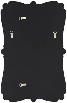 Possini Euro Design Fabrina Rectangular Vanity Decorative Wall Mirror Modern Beveled Edge Flower Glass Mirrored Frame 26" Wide For Bathroom Bedroom 9 Possini Euro Design Fabrina Rectangular Vanity Decorative Wall Mirror Modern Beveled Edge Flower Glass Mirrored Frame 26" Wide For Bathroom Bedroom - Image 7