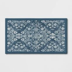 Vintage Print Comfort Rug Blue - Threshold™ 10 Vintage Print Comfort Rug Blue - Threshold™ -Selected Home Furnishings Store GUEST f437994b 06fa 4df6 84f2 e90cb16dba7b