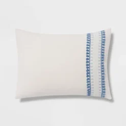 12pc Embroidered Fringe Stripe With Tassels Comforter & Sheet Bedding Set - Threshold™ 17 12pc Embroidered Fringe Stripe With Tassels Comforter & Sheet Bedding Set - Threshold™ -Selected Home Furnishings Store GUEST f444f6d2 0d0a 4207 b98a 71b4b6861496