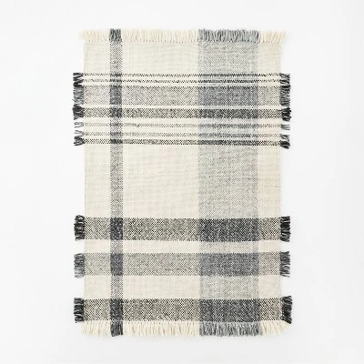 Laurelhurst Indoor/Outdoor Plaid Rug Black/White - Threshold™ Designed With Studio McGee 9 Laurelhurst Indoor/Outdoor Plaid Rug Black/White - Threshold™ Designed With Studio McGee - Image 7