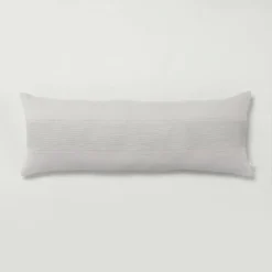 16"x42" Slub Center Stripe Oversized Lumbar Bed Pillow - Hearth & Hand™ With Magnolia 13 16"x42" Slub Center Stripe Oversized Lumbar Bed Pillow - Hearth & Hand™ With Magnolia -Selected Home Furnishings Store GUEST f673eb2c 3be0 4877 abf9 662b5b5573ff