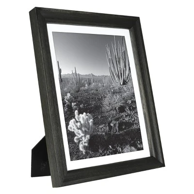 10.375" X 12.375" Matted To 8" X 10" Basic Foundational Frame Black - Threshold™ 3 10.375" X 12.375" Matted To 8" X 10" Basic Foundational Frame Black - Threshold™