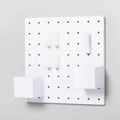 Pegboard Set White - Brightroom™ 10 Pegboard Set White - Brightroom™ -Selected Home Furnishings Store GUEST f843dc1c 65a0 43e6 a40f 870a3fb3c0cd