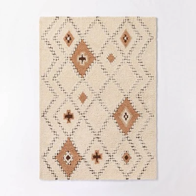 Northridge Hand Tufted Wool Shag Diamond Area Rug - Threshold™ Designed With Studio McGee 10 Northridge Hand Tufted Wool Shag Diamond Area Rug - Threshold™ Designed With Studio McGee - Image 8