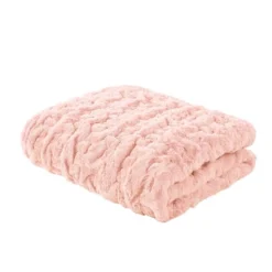 50"x60" Ruched Faux Fur Throw Blanket - Madison Park 31 50"x60" Ruched Faux Fur Throw Blanket - Madison Park -Selected Home Furnishings Store GUEST fe1eb91a d98d 44c0 8fae 1095725e99be