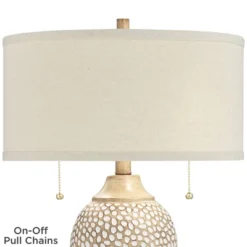 360 Lighting Cody Rustic Farmhouse Table Lamps 24 1/2" High Set Of 2 Beige Textured Pebble Drum Shade For Bedroom Living Room Bedside Nightstand House 11 360 Lighting Cody Rustic Farmhouse Table Lamps 24 1/2" High Set Of 2 Beige Textured Pebble Drum Shade For Bedroom Living Room Bedside Nightstand House -Selected Home Furnishings Store GUEST fe339dad 0f61 4231 8832 00b402973e9f